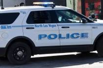 North Las Vegas Police vehicle. (Las Vegas Review-Journal, File)
